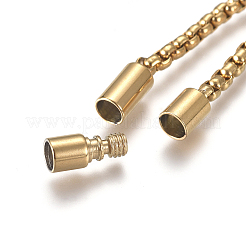 Bracciale scorrevole in acciaio inossidabile / fabbricazione di bracciali bolo&nbsp;MAK-CJC0001-01G