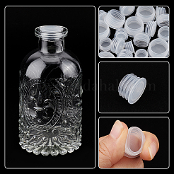 50 pieza de 5 tapas de botellas de plástico PE de estilo&nbsp;AJEW-GF0004-72
