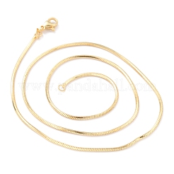 Messing Schlangenkette Halsketten&nbsp;NJEW-I247-03G