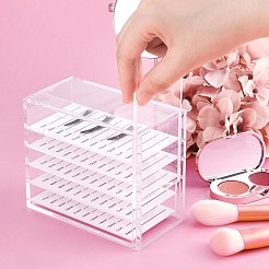 Rechteckige fünfschichtige Aufbewahrungsbox für Wimpern aus Acryl&nbsp;MRMJ-OC0001-95