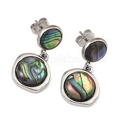 Pendientes colgantes de acero inoxidable 304 para mujer.&nbsp;EJEW-JE07351