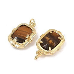 Pendenti sfaccettati in occhio di tigre naturale&nbsp;GG-CBA4154-02G-03