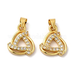Pendentif en laiton avec zircone cubique&nbsp;KK-K273-03