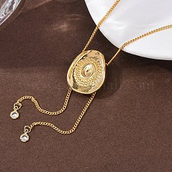 Sombrero de vaquero de latón&nbsp;LS-NJEW-D346-01G