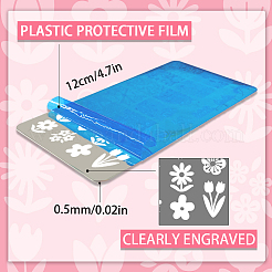 DIY-Nagelkunst-Vorlagen aus Edelstahl&nbsp;MRMJ-WH0092-165