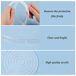 Strumento di ricamo acrilico&nbsp;DIY-WH0028-91B