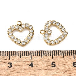 Dijes de circonita cúbica transparente con micropavé de acero inoxidable 304&nbsp;CU-CBAF0F8-03B-G