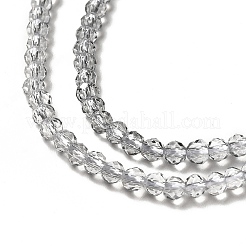 Brins de perles de verre de couleur dégradé transparent&nbsp;GLAA-H021-01B-28