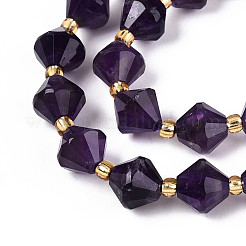 Natürlichen Amethyst Perlen Stränge&nbsp;G-T144-23A-01