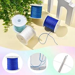 4 Rolle 4 Farben runde Nylonschnur mit chinesischem Knoten&nbsp;NWIR-FS0001-06B