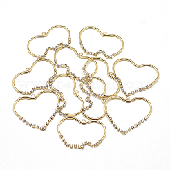Ciondoli di zirconi in ottone&nbsp;KK-T032-024G