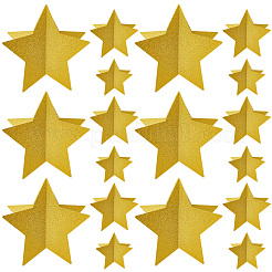 3D-Stern-Papierglitzerpulver-Displaydekorationen&nbsp;DIY-WH20082-52A