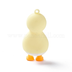 Ciondoli di bambola di anatra in cartone animato in pvc&nbsp;KY-C008-09