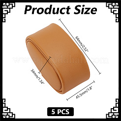 Espositori per gioielli con cuscino per bracciale in pelle pu&nbsp;BDIS-WH0015-01C