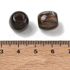 Undurchsichtiges Harz europäische Perlen&nbsp;RESI-F073-12A