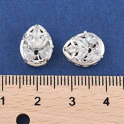 Gestell Messing Mikro pflastern Zirkonia Perlen&nbsp;KK-F879-13S