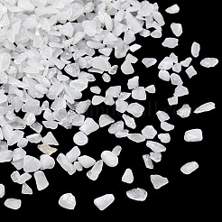 Natürliche weiße Jade-Chip-Perlen&nbsp;G-O103-16