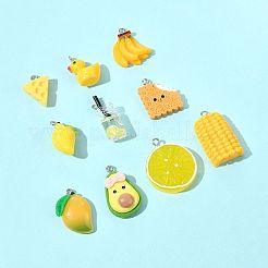10 pendentif bouteille en verre et résine&nbsp;CRES-FS0001-26