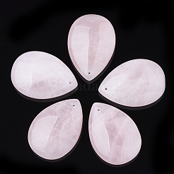 Natürlichen Rosenquarz Anhänger&nbsp;G-S336-72B