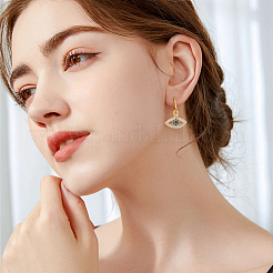 8 pendentif en laiton plaqué or avec zircone cubique&nbsp;KK-BBC0023-62