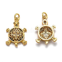 Ottone micro spianare pendenti zirconi&nbsp;ZIRC-O039-20G