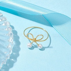 Muschelperlen-Fingerring&nbsp;RJEW-TA00124