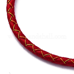 Fabricación de pulseras trenzadas con cordón de poliéster&nbsp;MAK-Z003-01G