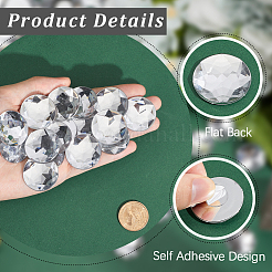 100 cabochon di strass acrilico&nbsp;TACR-CY0001-01B