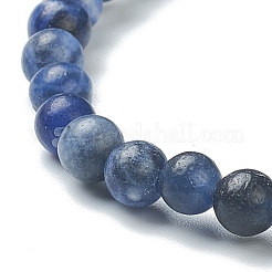 Natürliche Sodalith Perlen Stretch-Armbänder&nbsp;BJEW-A117-A-36