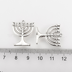 Pendente in lega stile tibetano&nbsp;TIBEP-Q078-41AS-NR