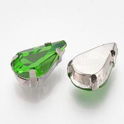 Cose en el rhinestone&nbsp;RGLA-T035-8x13mm-20