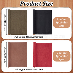 4 stücke 4 stil diy imitation leder tuch&nbsp;DIY-OC0012-03