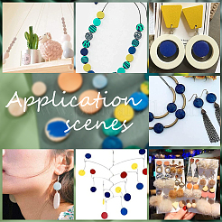 120pcs 3 Arten Holzperlen&nbsp;WOOD-PH0009-49