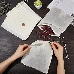 Sacs filtrants en tissu de coton&nbsp;AJEW-BBC0002-19A