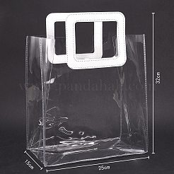 2 Farben PVC Laser transparente Tasche&nbsp;ABAG-SZ0001-06A