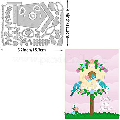Moldes de corte de acero al carbono stencils&nbsp;DIY-WH0309-039