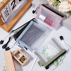 5 trousse à stylos en maille nylon 5 couleurs&nbsp;AJEW-SP0001-89B