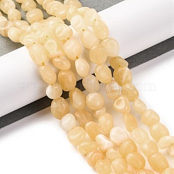 Natürliche gelbe Jade Perlen Stränge&nbsp;LS-G-G146-A20-01