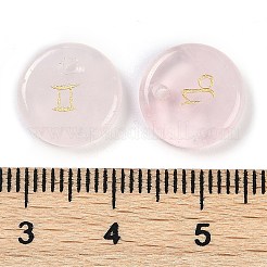 Pendentifs de quartz rose naturel&nbsp;G-K359-04A