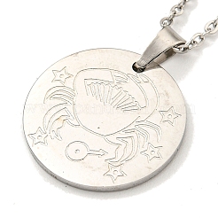 Colliers avec pendentif constellation qui ne ternissent pas&nbsp;LS-NJEW-S422-04P-04