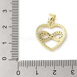 Gestell Messing micro ebnen Zirkonia Anhänger&nbsp;KK-C052-05G
