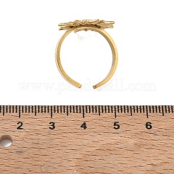 Anelli aperti con polsino in acciaio inossidabile 304 per donna&nbsp;SA-CBA4030-01G