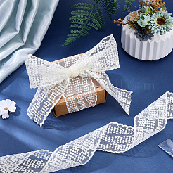 Ruban de dentelle à fleurs en maille de polyester brodé de 10 mètre&nbsp;OCOR-GF0005-41B