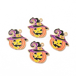 Halloween-Legierung Emaille-Anhänger&nbsp;PALLOY-F299-01KCG