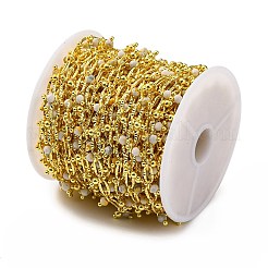 Handgemachte facettierte natürliche Howlith Perlenketten&nbsp;CHC-L050-01G-01