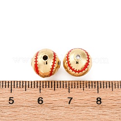 Runde Messing Micro Pave Zirkonia Perlen&nbsp;KK-H002-02B-G-RS