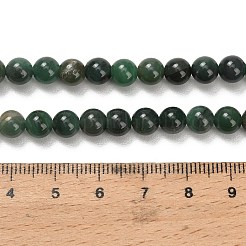 Natürliche afrikanische Jade Perlen Stränge&nbsp;G-F820-K02-6mm