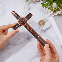 Tibetischen Stil Legierung große Anhänger&nbsp;AJEW-WH0752-417C-R