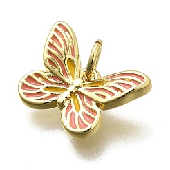 Messing Emaille Anhänger / charms&nbsp;KK-Z093-07G-02
