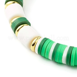 Ensembles de bracelets extensibles en perles d'argile polymère faites à la main&nbsp;BJEW-JB06353